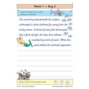 KS2 Handwriting Year 4 Daily Practice Book: Summer Term Look Inside Image 6