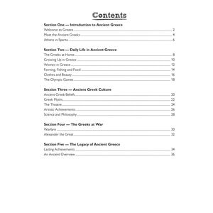 KS2 History Discover & Learn: Ancient Greeks Activity Book Look Inside Image 1