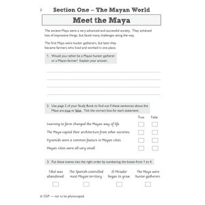 KS2 History Discover & Learn: Mayan Civilisation Activity Book Look Inside Image 2