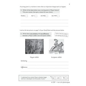 KS2 History Discover & Learn: Mayan Civilisation Activity Book Look Inside Image 3