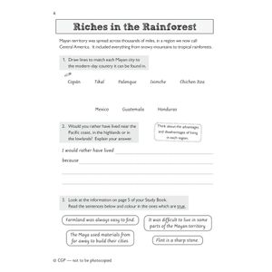 KS2 History Discover & Learn: Mayan Civilisation Activity Book Look Inside Image 4