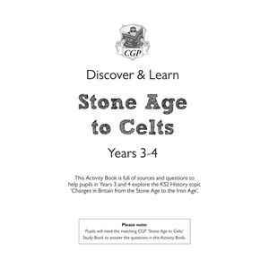KS2 History Discover & Learn: Stone Age to Celts Activity Book (Years 3 & 4) Look Inside Image 1