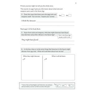 KS2 History Discover & Learn: Stone Age to Celts Activity Book (Years 3 & 4) Look Inside Image 3