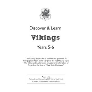 KS2 History Discover & Learn: Vikings Activity Book (Years 5 & 6) Look Inside Image 1
