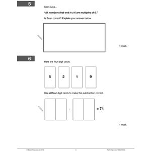 KS2 Maths 10-Minute Practice Papers Download (Ages 10-11) Look Inside Image 2