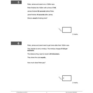 KS2 Maths 10-Minute Practice Papers Download (Ages 10-11) Look Inside Image 5