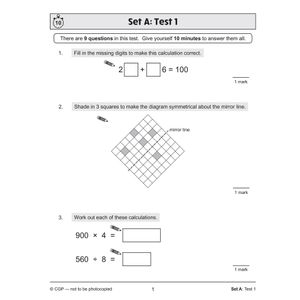 KS2 Maths SAT Buster 10-Minute Tests - Book 1 (for the 2024 tests) Look Inside Image 2