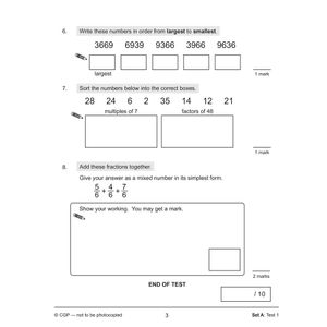KS2 Maths SAT Buster 10-Minute Tests - Book 2 (for the 2024 tests) Look Inside Image 4