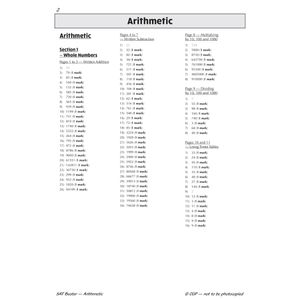 KS2 Maths SAT Buster: Answer Book 1 (for the 2024 tests) Look Inside Image 1