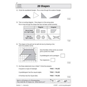 KS2 Maths SAT Buster: Geometry, Measures & Statistics - Book 1 (for the 2024 tests) Look Inside Image 3