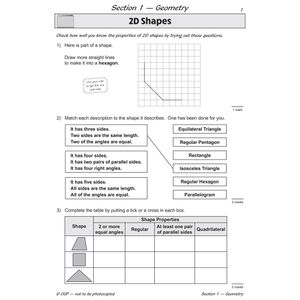 KS2 Maths SAT Buster: Geometry, Measures & Statistics - Book 1 (for the 2024 tests) Look Inside Image 2
