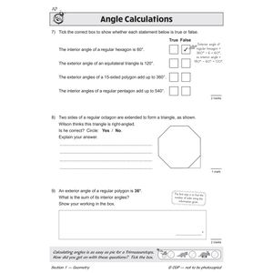 KS2 Maths SAT Buster Stretch: Geometry, Measures & Statistics (for the 2024 tests) Look Inside Image 4