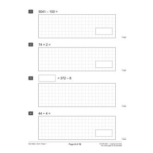 KS2 Maths SATS Practice Papers: Pack 5 - for the 2024 tests (with free Online Extras) Look Inside Image 2