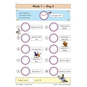 KS2 Maths Year 3 Daily Practice Book: Autumn Term Look Inside Image 4