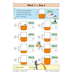 KS2 Maths Year 3 Daily Practice Book: Summer Term Look Inside Image 6