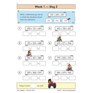 KS2 Maths Year 3 Daily Practice Book: Summer Term Look Inside Image 4