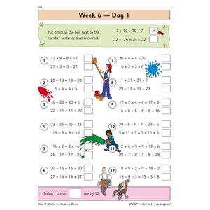 KS2 Maths Year 4 Daily Practice Book: Autumn Term Look Inside Image 3