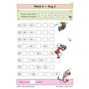 KS2 Maths Year 4 Daily Practice Book: Autumn Term Look Inside Image 4