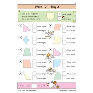 KS2 Maths Year 4 Daily Practice Book: Spring Term Look Inside Image 4