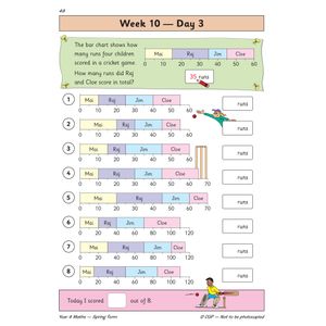 KS2 Maths Year 4 Daily Practice Book: Spring Term Look Inside Image 5