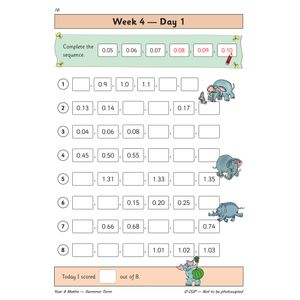 KS2 Maths Year 4 Daily Practice Book: Summer Term Look Inside Image 3