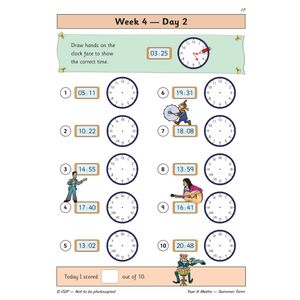 KS2 Maths Year 4 Daily Practice Book: Summer Term Look Inside Image 4