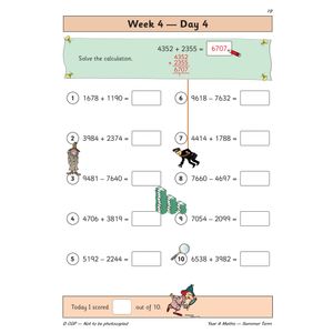 KS2 Maths Year 4 Daily Practice Book: Summer Term Look Inside Image 6