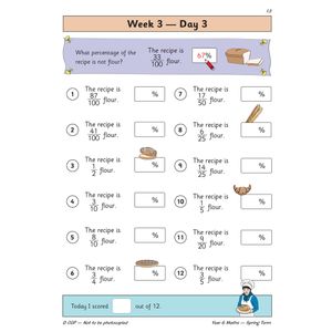 KS2 Maths Year 6 Daily Practice Book: Spring Term Look Inside Image 5