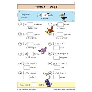 KS2 Mental Maths Year 4 Daily Practice Book: Autumn Term Look Inside Image 5