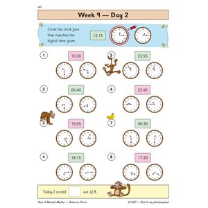 KS2 Mental Maths Year 4 Daily Practice Book: Autumn Term Look Inside Image 4