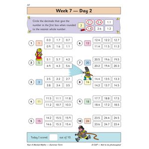 KS2 Mental Maths Year 4 Daily Practice Book: Summer Term Look Inside Image 4