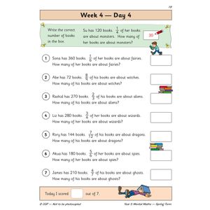 KS2 Mental Maths Year 5 Daily Practice Book: Spring Term Look Inside Image 6