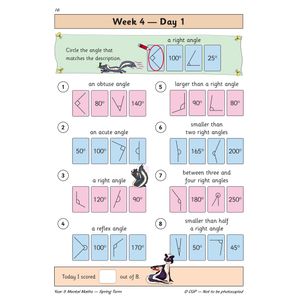 KS2 Mental Maths Year 5 Daily Practice Book: Spring Term Look Inside Image 3