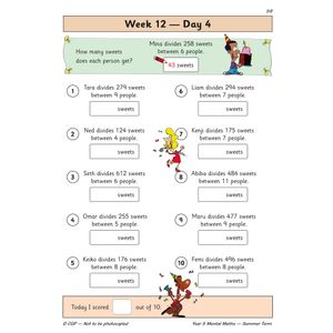 KS2 Mental Maths Year 5 Daily Practice Book: Summer Term Look Inside Image 6