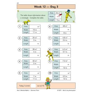 KS2 Mental Maths Year 5 Daily Practice Book: Summer Term Look Inside Image 5