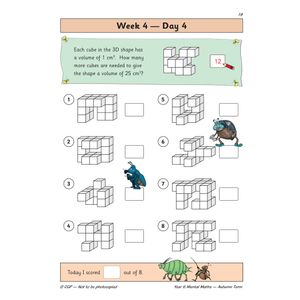 KS2 Mental Maths Year 6 Daily Practice Book: Autumn Term Look Inside Image 6
