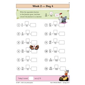 KS2 Mental Maths Year 6 Daily Practice Book: Spring Term Look Inside Image 6