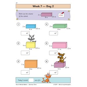 KS2 Mental Maths Year 6 Daily Practice Book: Summer Term Look Inside Image 4