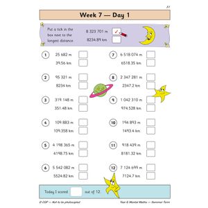 KS2 Mental Maths Year 6 Daily Practice Book: Summer Term Look Inside Image 3