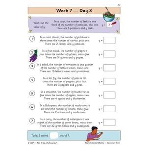 KS2 Mental Maths Year 6 Daily Practice Book: Summer Term Look Inside Image 5