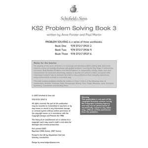 KS2 Problem Solving Workbook 3 (Ages 7-11) Look Inside Image 4