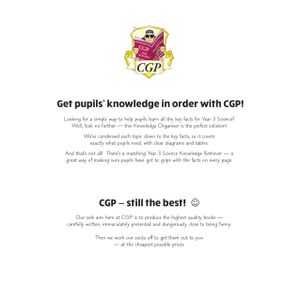 KS2 Science Year 3 Knowledge Organiser Look Inside Image 1