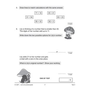 KS2 Year 3 Maths 10-Minute Tests: Addition & Subtraction Look Inside Image 5