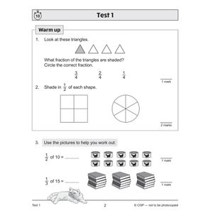 KS2 Year 3 Maths 10-Minute Tests: Fractions Look Inside Image 2