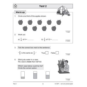 KS2 Year 3 Maths 10-Minute Tests: Fractions Look Inside Image 4