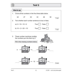 KS2 Year 3 Maths 10-Minute Tests: Multiplication & Division Look Inside Image 2