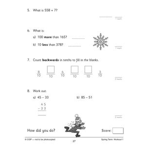 KS2 Year 3 Maths 10-Minute Weekly Workouts: Arithmetic Look Inside Image 6