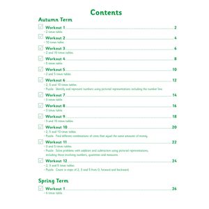 KS2 Year 3 Maths Times Tables 10-Minute Weekly Workouts Look Inside Image 2