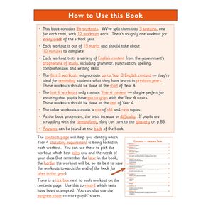 KS2 Year 4 English 10-Minute Weekly Workouts Look Inside Image 1