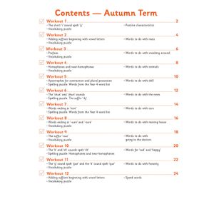 KS2 Year 4 English 10-Minute Weekly Workouts: Spelling & Vocabulary Look Inside Image 1